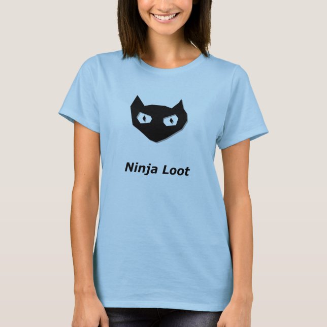 Cat Boo Ninja Loot T-Shirt (Vorderseite)