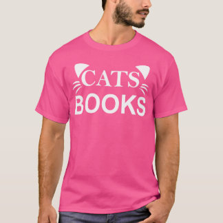 Cat Books T-Shirt