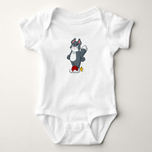 Cat Bowling Bowling ball Baby Strampler