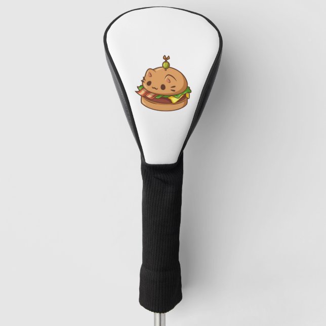 Cat Burger 2 Golf Headcover (Vorderseite)