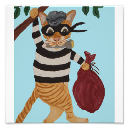 Cat Burglar Fotodruck