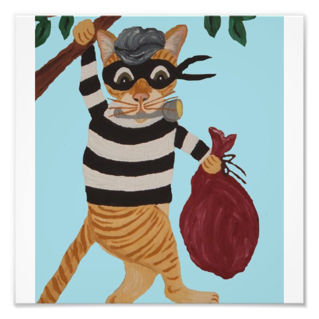 Cat Burglar Fotodruck (Vorne)
