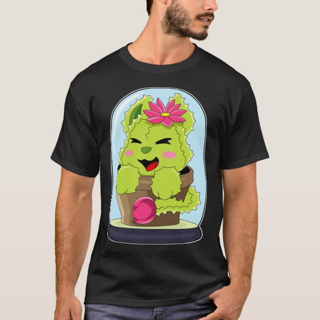 Cat Cactus T-Shirt (Vorderseite)