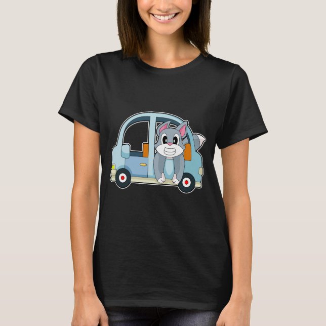 Cat Car T-Shirt (Vorderseite)