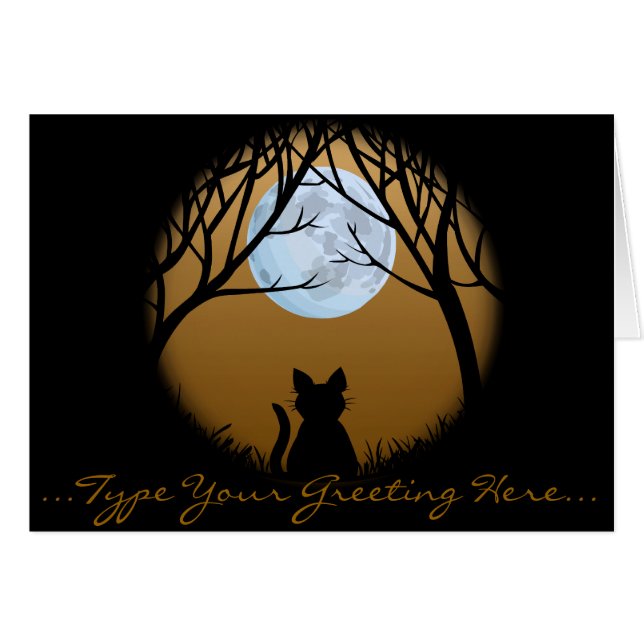 Cat Cards Benutzerdefinierte Cat Lover Cards perso (Vorderseite (Horizontal))