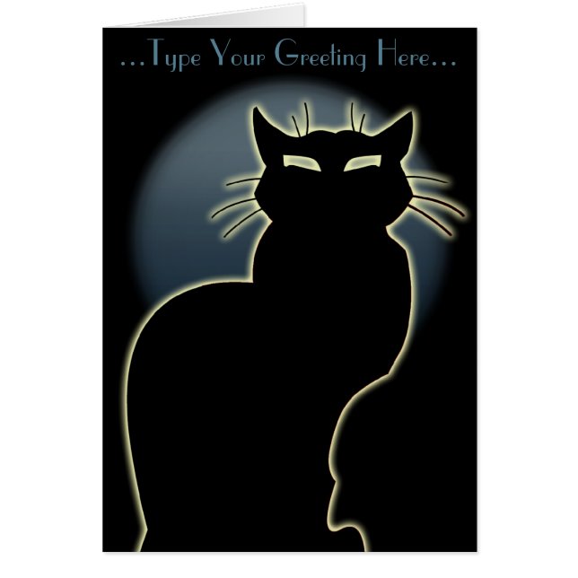 Cat Cards Benutzerdefinierte Cat Lover Cards perso (Vorne)