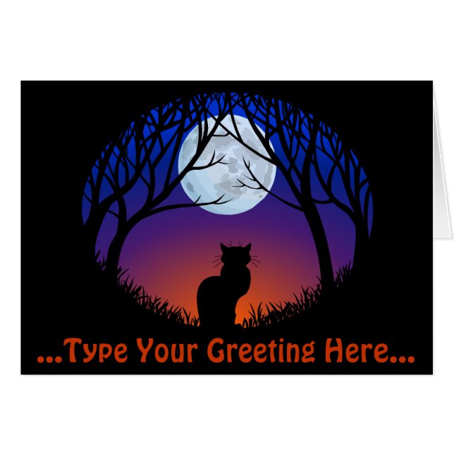 Cat Cards Benutzerdefinierte Cat Lover Cards perso (Vorderseite (Horizontal))