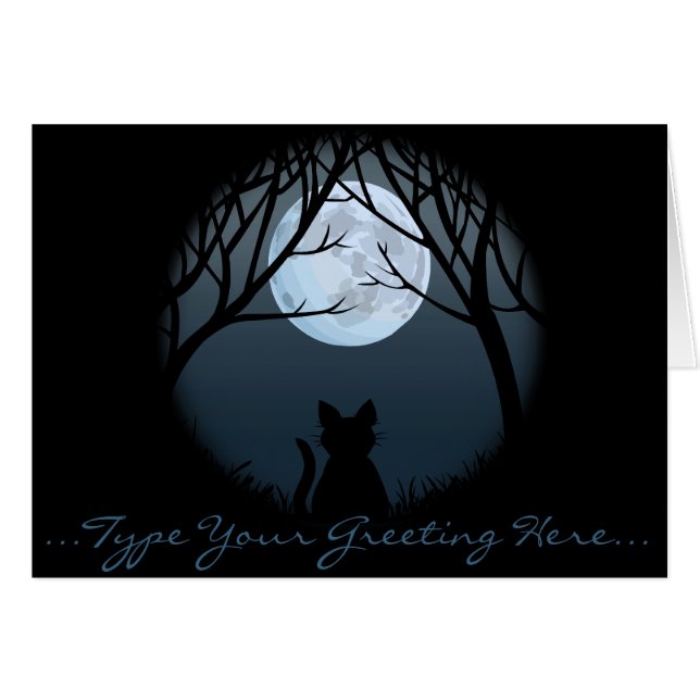 Cat Cards Benutzerdefinierte Cat Lover Cards perso (Vorderseite (Horizontal))