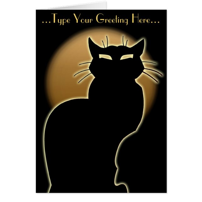Cat Cards Benutzerdefinierte Cat Lover Cards perso (Vorne)