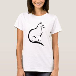 Cat Caricature T - Shirt