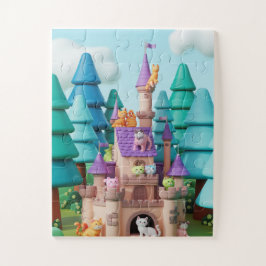 Cat Castle Kids Jigsaw Puzzle