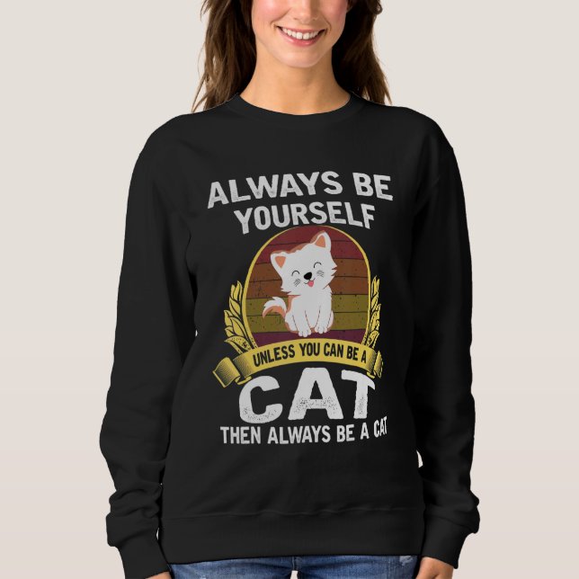 Cat  Cat Cat Cat Sweatshirt (Vorderseite)