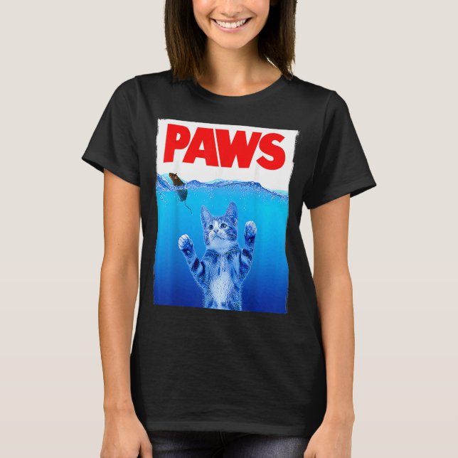 Cat Cat Paws Niedlich Cat Cat T-Shirt (Vorderseite)
