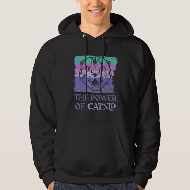 Cat Catnip Hallucination Kitten Hoodie (Vorderseite)