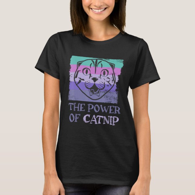 Cat Catnip Hallucination Kitten T-Shirt (Vorderseite)