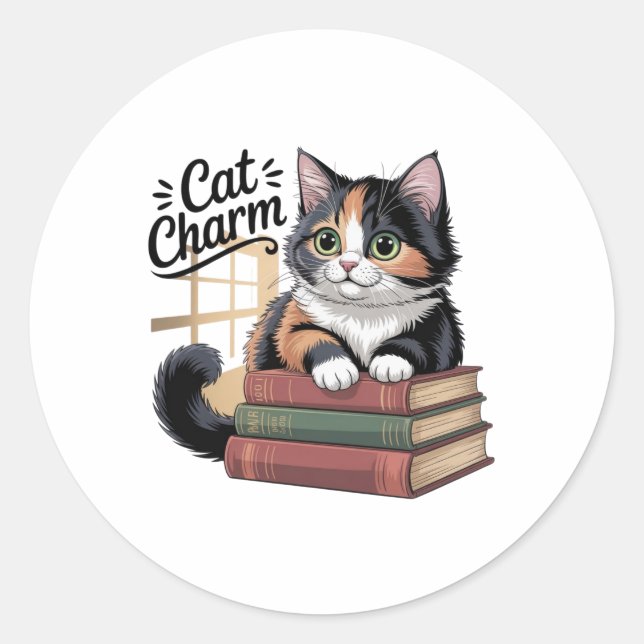 Cat Charm Sticker (Vorderseite)