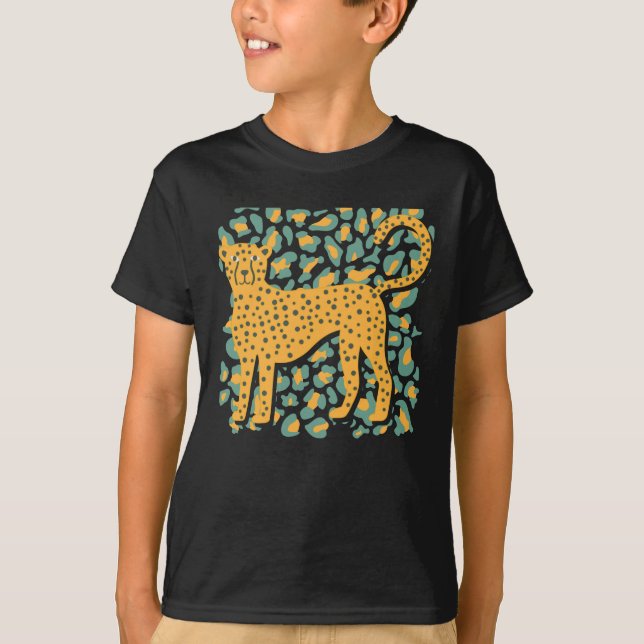 Cat Cheetah T-Shirt (Vorderseite)