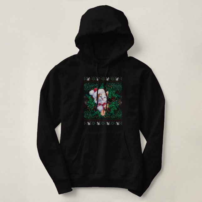 Cat Christmas Shirt Ugi Christmas Sweater Style G (Design vorne)