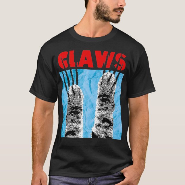 Cat Claws Movie Poster Watcher  T-Shirt (Vorderseite)