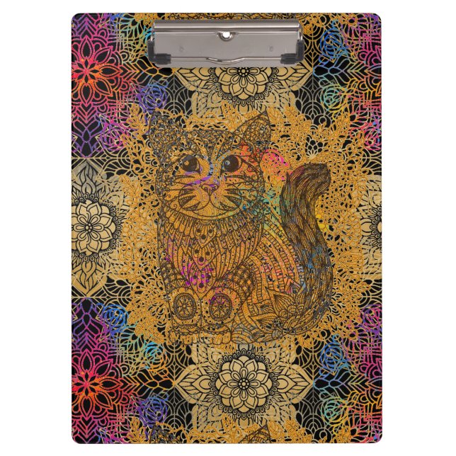 Cat Clipboard Klemmbrett (Vorderseite)