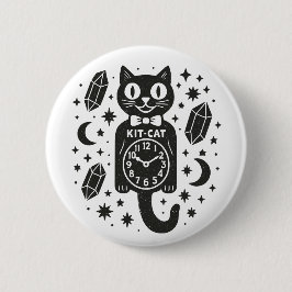 Cat Clock Button