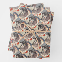 Cat Clown by Arthur Thiele Geschenkpapier Set