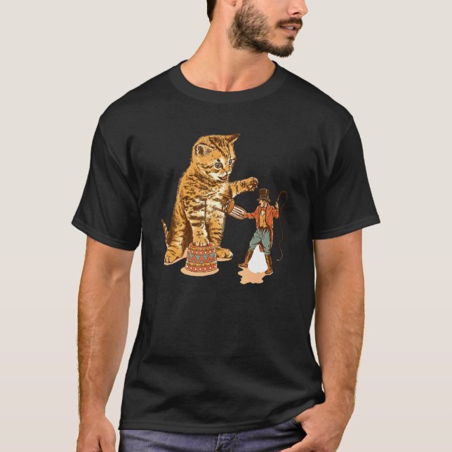 Cat Clown Feline Cat Kitten Circus T-Shirt (Vorderseite)