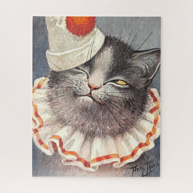 Cat Clown von Arthur Thiele (Vertikal)