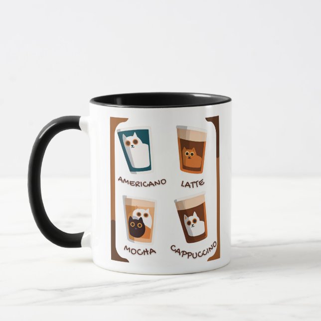 Cat & Coffee Tasse (Links)