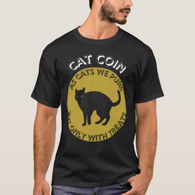 Cat Coin T - Shirt (Vorderseite)