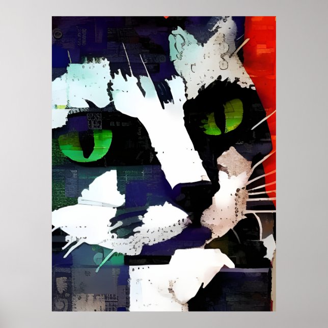 Cat Collage Poster (Vorne)