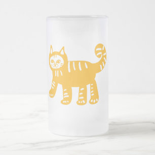 Cat Collection Mattiert 16 oz Mattiert Glass Tasse