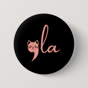 Cat Comma La Kamala Harris für Präsident 2024 Elec Button