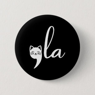 Cat Comma La Kamala Harris für Präsident 2024 Elec Button