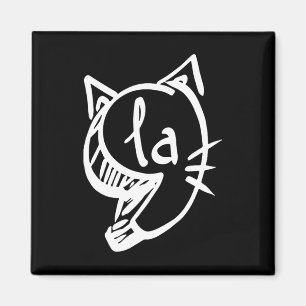 Cat Comma La Kamala Harris für Präsident 2024 Elec Magnet