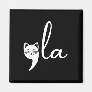 Cat Comma La Kamala Harris für Präsident 2024 Elec Magnet