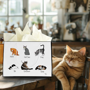 Cat Commands Große Geschenktüte