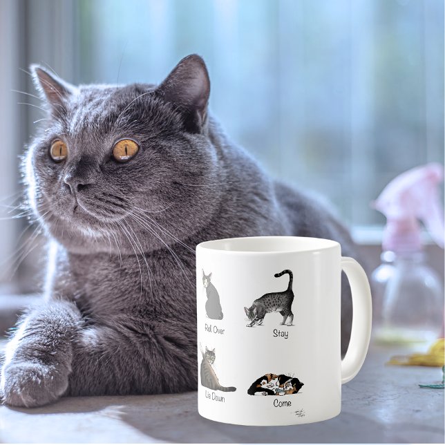 Cat Commands Kaffeetasse (Von Creator hochgeladen)