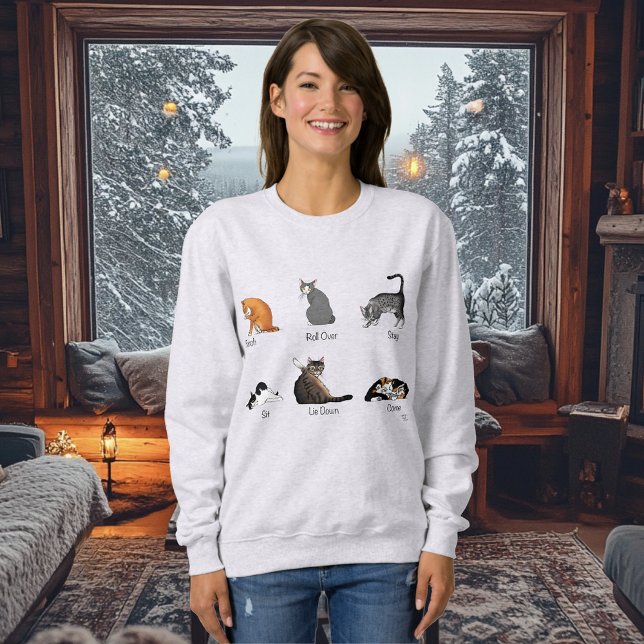 Cat Commands Sweatshirt (Von Creator hochgeladen)