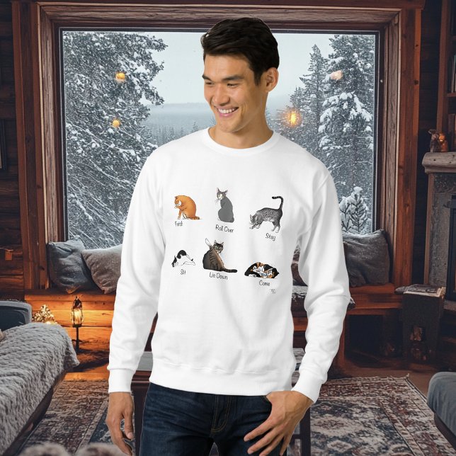 Cat Commands Sweatshirt (Von Creator hochgeladen)