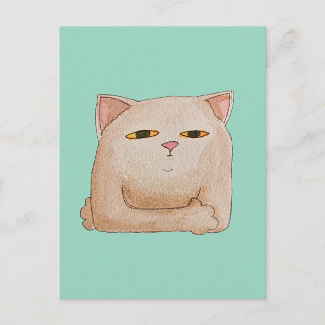 Cat Control Postkarte (Vorderseite)