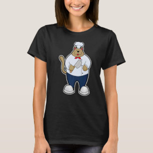Cat Cook Koch hat Küchenmesser Premium T-Shirt