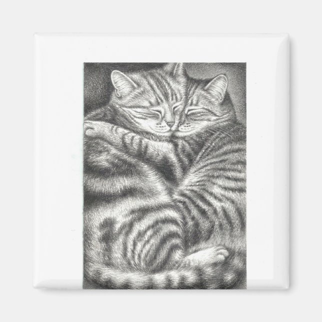 Cat Couple Magnet (Vorne)