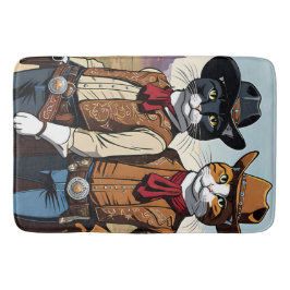 Cat Cowboys Badematte