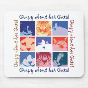 Cat Crazy Mousepad