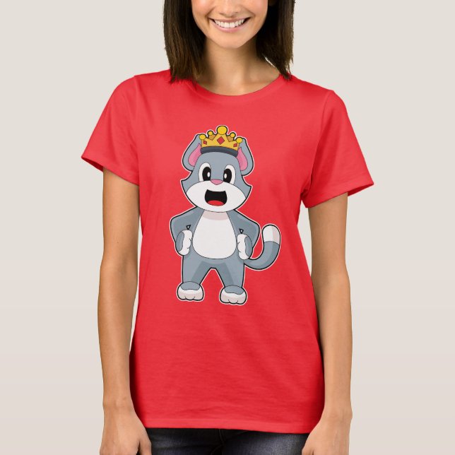 Cat Crown T-Shirt (Vorderseite)