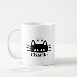Cat Dad custom cat name Kaffeetasse
