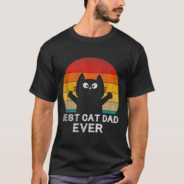 Cat Dad Ever - Funny Cats Tank Top  (Vorderseite)