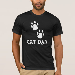 CAT DAD HOMMES T-shirts TEE - SHIRTS