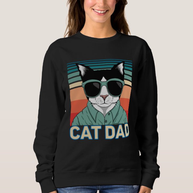 Cat Dad Sweatshirt (Vorderseite)